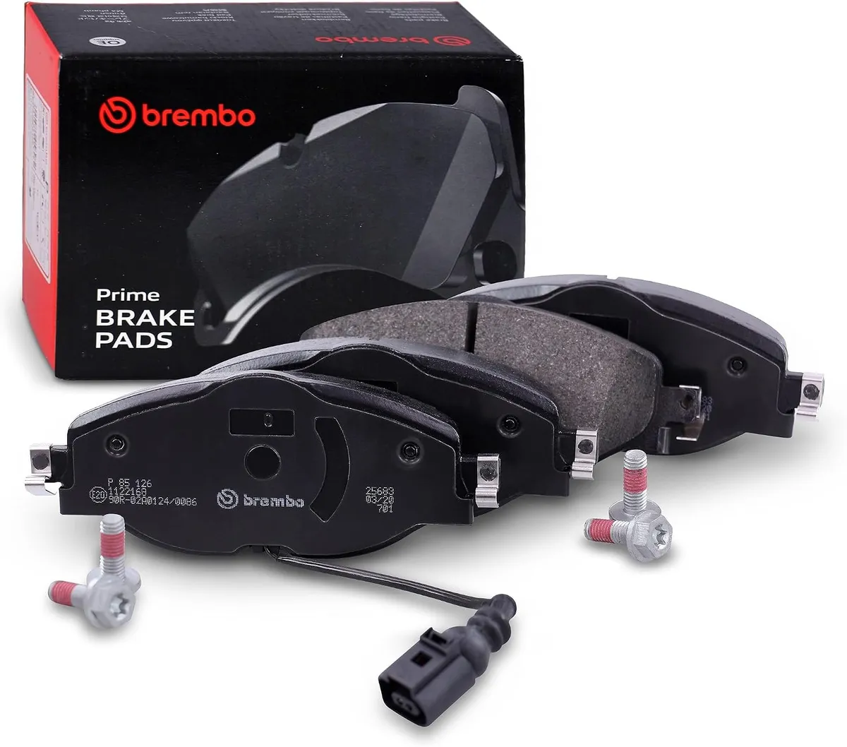 Brembo Prime P 85 126 front brake pads (axle set)