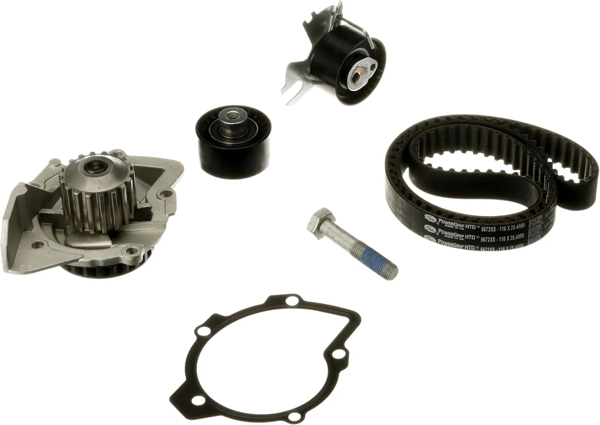 Gates KP15672XS PowerGrip timing belt kit with water pump